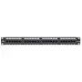 LANVIEW LPP110 1U 24-pordiline Cat5e RJ-45 varjestamata patch-paneel (Krone IDC)