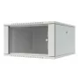 LANVIEW Kiirkinnitusega Lamepakend 19 - 6U Seinale kinnitatav võrgukapp, 600x500x370mm, Must