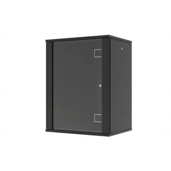 LANVIEW Quick Assembly Flat Pack 19 6U seinale paigaldatav võrgukapp - must (RWF16U45BL)