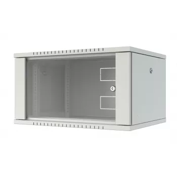 LANVIEW Quick Assembly Flat Pack 19 9U Seinale paigaldatav võrgukapp, 600x450x500mm, Must