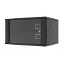 LANVIEW Quick Assembly Flat Pack 19 seinakapp - 6U, 19-tolline, must