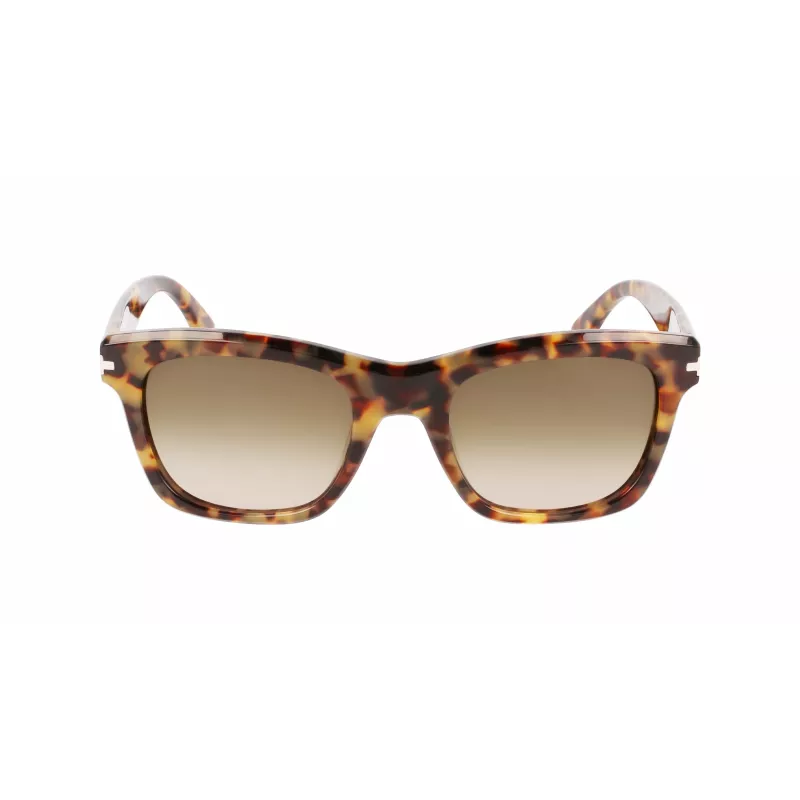 LANVIN LNV620S-213 Meeste ruudukujulised atsetaatpäikeseprillid Havana pruun gradient 52mm