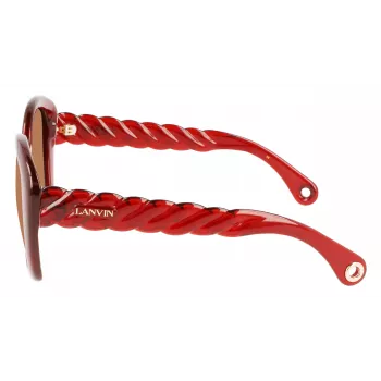 LANVIN Naiste LNV628S-601 Nelinurksed Päikeseprillid - Must/Hall - 54/19/140 mm