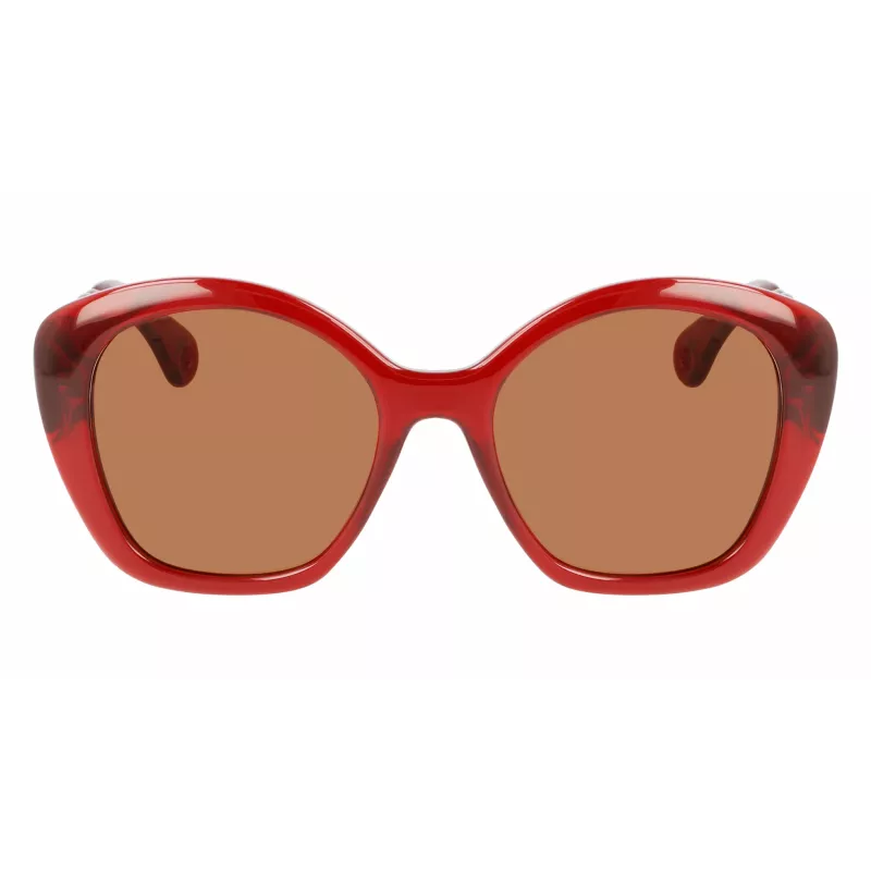 LANVIN Naiste LNV628S-601 Nelinurksed Päikeseprillid - Must/Hall - 54/19/140 mm
