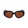 LANVIN Naiste Päikeseprillid LNV647S-234 Brown Havana Acetaat 53mm