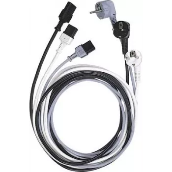LAPP toitekaabel Schuko pistikuga IEC C13 pesale, H05VV-F, 2,5 m, must, 10 A, 250 V 73222334