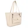 Laura Ashley naiste kreemjas tepitud kunstnahast õlakott - Relief Q LTD CRM (30x30x10 cm)