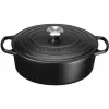 Le Creuset Signature ovaalne praepann 31 cm must emailitud malm (4.7L)