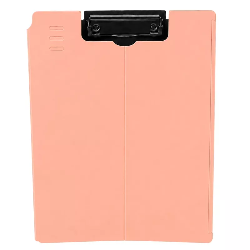 LEAN A4 Clipboard with Cover, Metal Clip, Pink Plastic