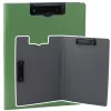 LEAN Board with Cover Two Clips A4 Plastic Green