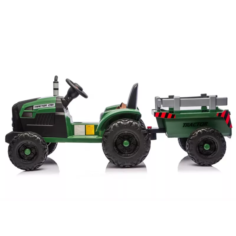 LEAN CARS 24V akuga traktor koos haagisega tumeroheline - CH9959B
