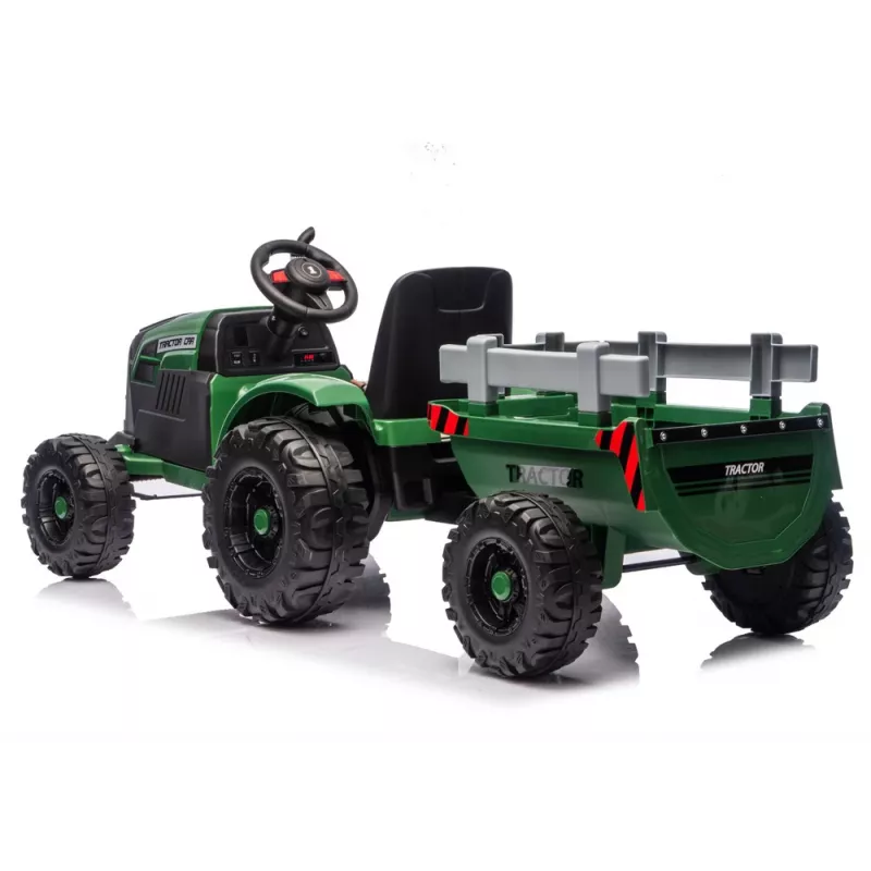 LEAN CARS 24V akuga traktor koos haagisega tumeroheline - CH9959B