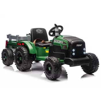 LEAN CARS 24V akuga traktor koos haagisega tumeroheline - CH9959B