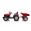 LEAN CARS 24V akutoiteline traktor HC-306 punane haagisega