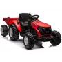 LEAN CARS 24V akutoiteline traktor HC-306 punane haagisega