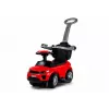 LEAN CARS 614W Toddlers Ride On Push Along with Parent Handle - Red