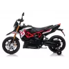 LEAN CARS Aprilia A007 Electric Ride On Motorbike Black & Red