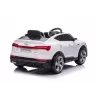 LEAN CARS Audi E-Tron elektriline lasteauto valge QLS-6688 LED-tulede ja MP3-mängijaga