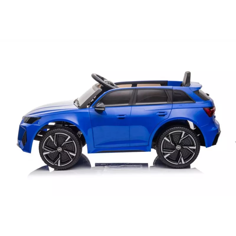 LEAN CARS Audi RS6 BRD-2118 Battery-Powered Vehicle Blue