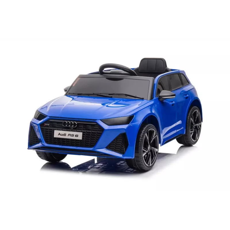 LEAN CARS Audi RS6 BRD-2118 Battery-Powered Vehicle Blue