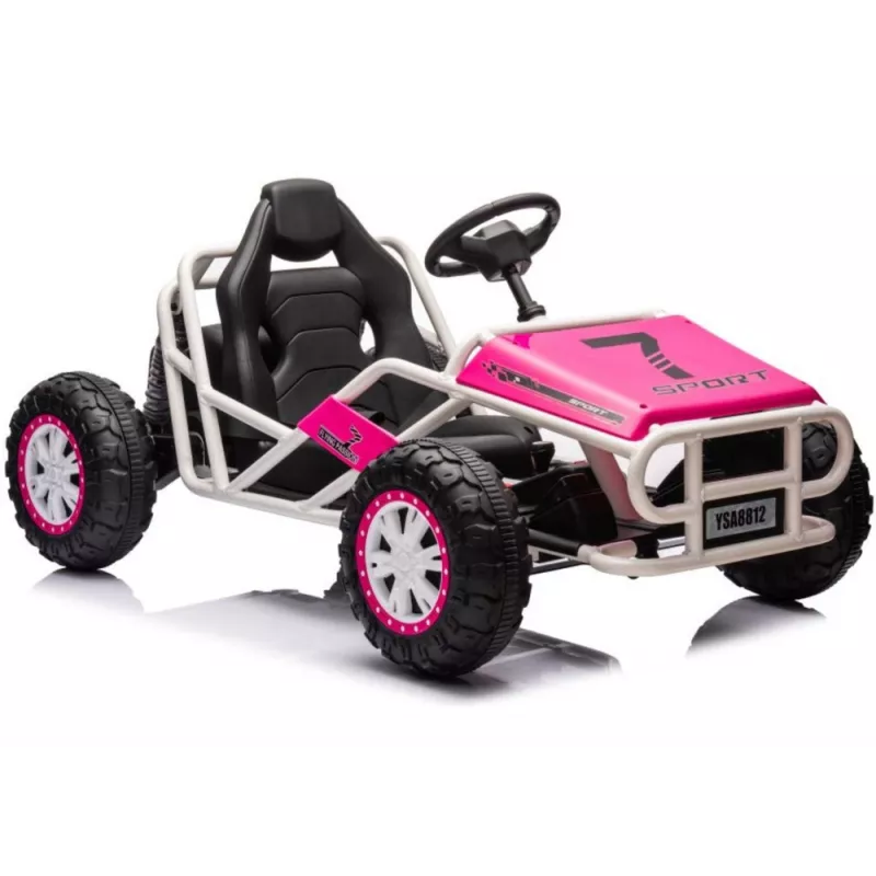 LEAN CARS Battery Car Buggy A8812 Pink 24V
