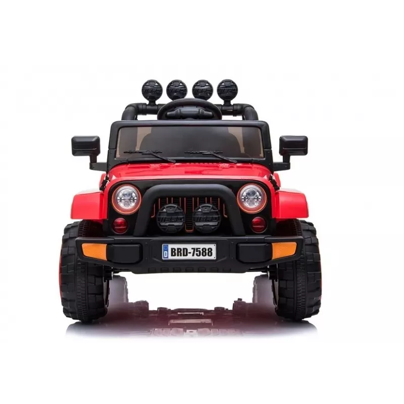 LEAN CARS Patareiauto Jeep BRD-7588 Punane 4x4 7408
