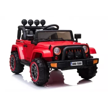LEAN CARS Patareiauto Jeep BRD-7588 Punane 4x4 7408