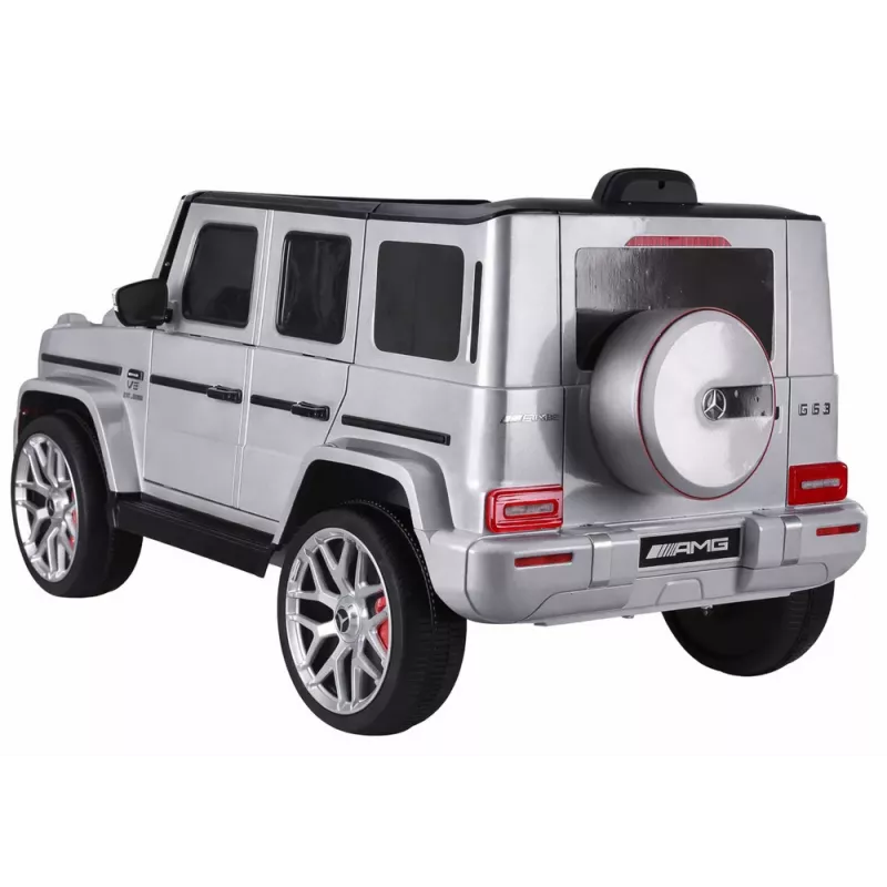 LEAN CARS Patareitoitel Auto Mercedes G63 S306-1 Hõbedane