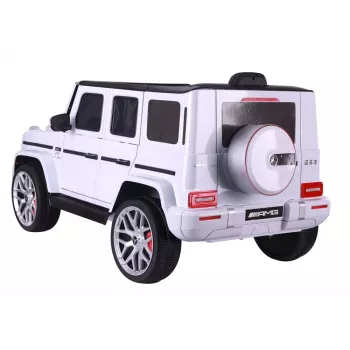 LEAN CARS Patareitoitel Auto Mercedes G63 S306-1 Valge
