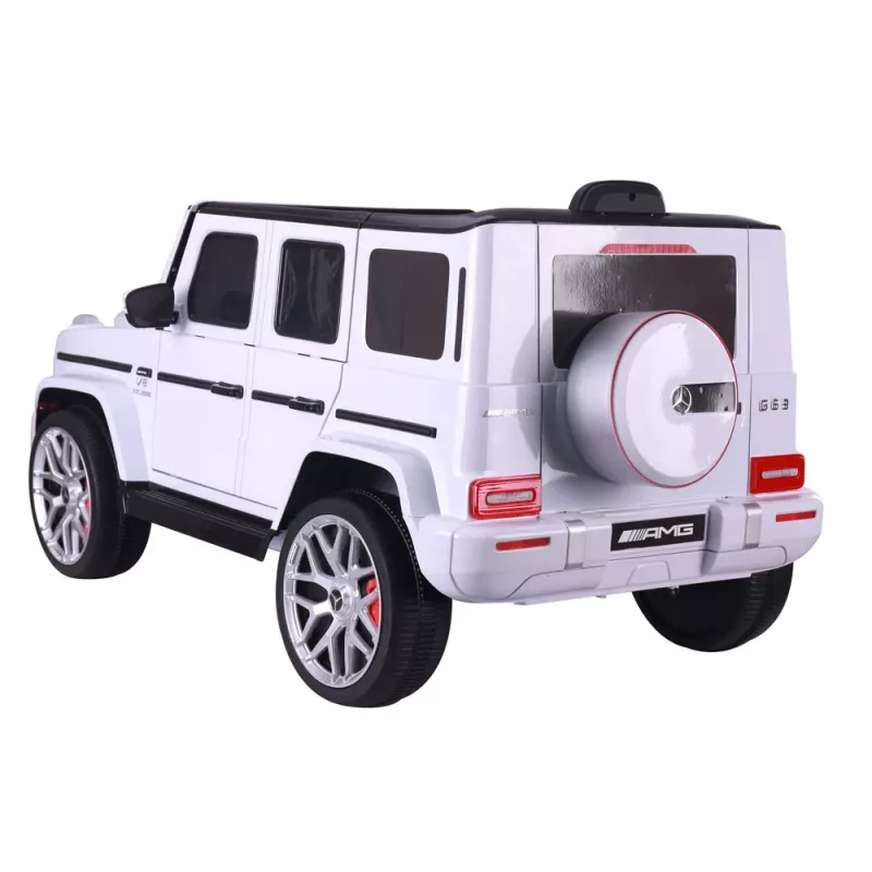LEAN CARS Patareitoitel Auto Mercedes G63 S306-1 Valge