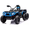 LEAN CARS Patareitoitel Neljarattaline ATV 6 Rattaga Haagisega JC606 24V 4x4 Sinine