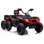 LEAN CARS Akuveoquad ATV 6 Rattaga Haagisega JC606 24V 4x4 Punane