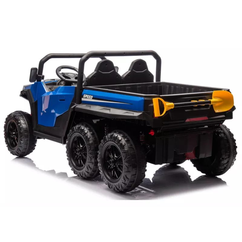 LEAN CARS Battery Operated Vehicle 6 Wheels XB-1038A 4x4 24V Blue