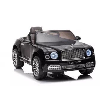 LEAN CARS Bentley Mulsanne laste sõiduauto, 12V, läikiv must, kaugjuhtimispuldiga, MP3, LED-tuled, EVA rattad, 3-6 aastat, max 30 kg