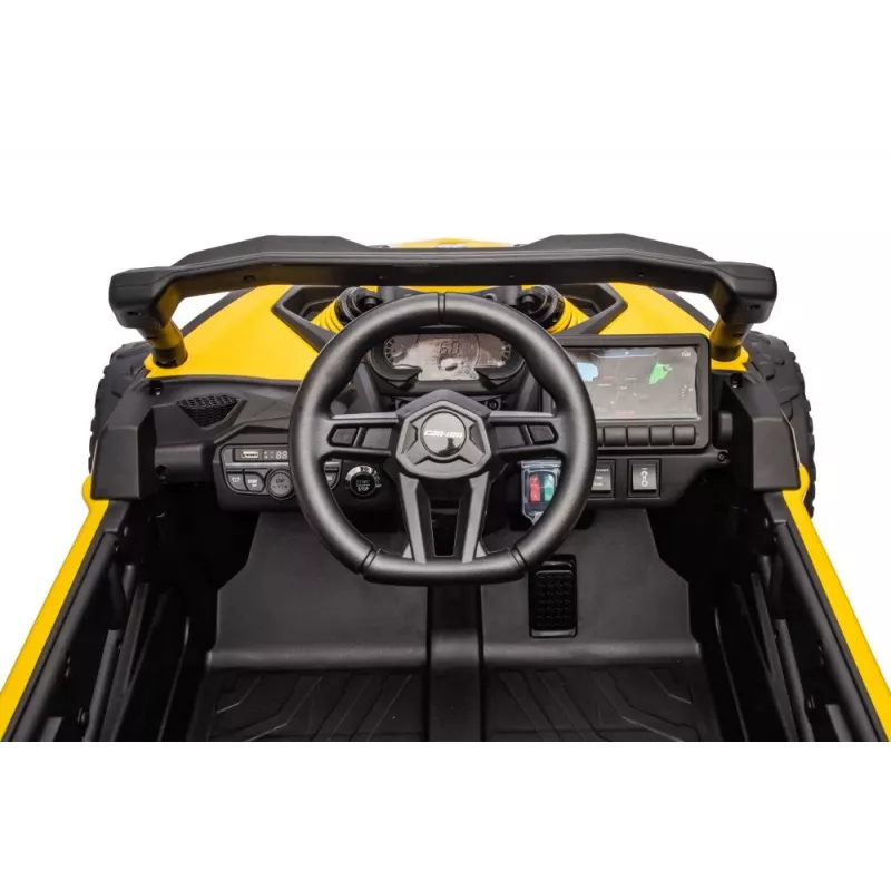 LEAN CARS Patareitoitel Buggie Can-am DK-CA003 Kollane