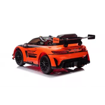LEAN CARS Battery-Powered Car Mercedes AMG GT3 Orange