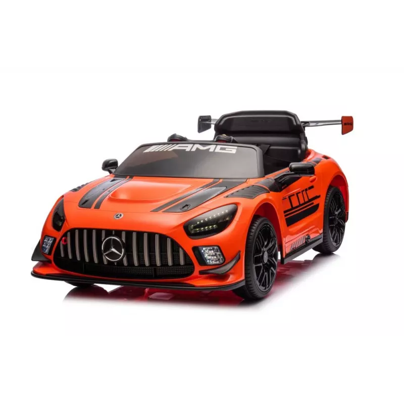 LEAN CARS Battery-Powered Car Mercedes AMG GT3 Orange