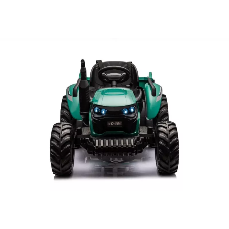 LEAN CARS Akuga sõidutraktor HC-306 Tumeroheline 24V