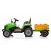LEAN CARS Akutoitel Troll BBH-030 Roheline 12V Sõiduk Lapsele Koos Vanema Juhtpuldiga