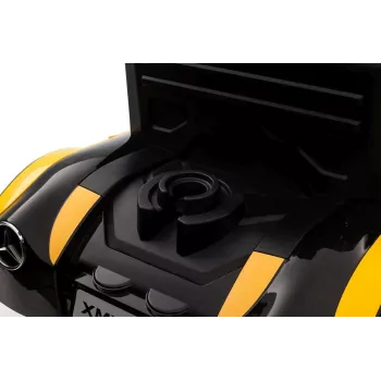 LEAN CARS Akutoitel veok Mercedes XMX622 Kollane LED-tuledega