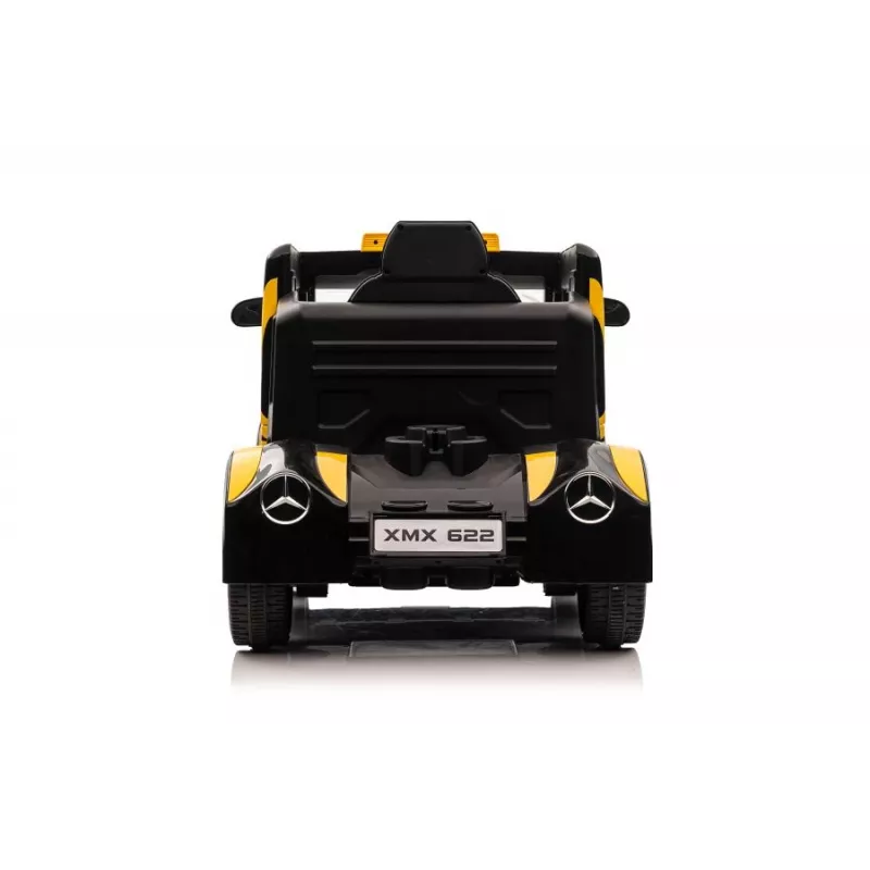 LEAN CARS Akutoitel veok Mercedes XMX622 Kollane LED-tuledega