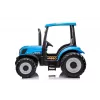 LEAN CARS Battery Tractor A011 24V Blue – Sõiduk mänguasjaks 2x200W mootorite, kaugjuhtimispuldiga, LED-tuledega ja Bluetoothiga