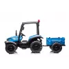 LEAN CARS Aku Traktor BLT-206 Sinine 12V Sõiduk koos Haagise ja Kaugjuhtimispuldiga