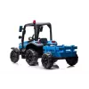 LEAN CARS Aku Traktor BLT-206 Sinine 12V Sõiduk koos Haagise ja Kaugjuhtimispuldiga