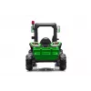 LEAN CARS akutraktor BLT-206 roheline eemaldatava haagisega, 12V sõiduauto lastele vanuses 3-8 aastat, 2x45W, EVA rattad, puldiga
