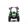 LEAN CARS akutraktor BLT-206 roheline eemaldatava haagisega, 12V sõiduauto lastele vanuses 3-8 aastat, 2x45W, EVA rattad, puldiga
