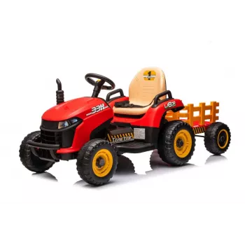 LEAN CARS BBH-030 Punane Patareiga Traktor
