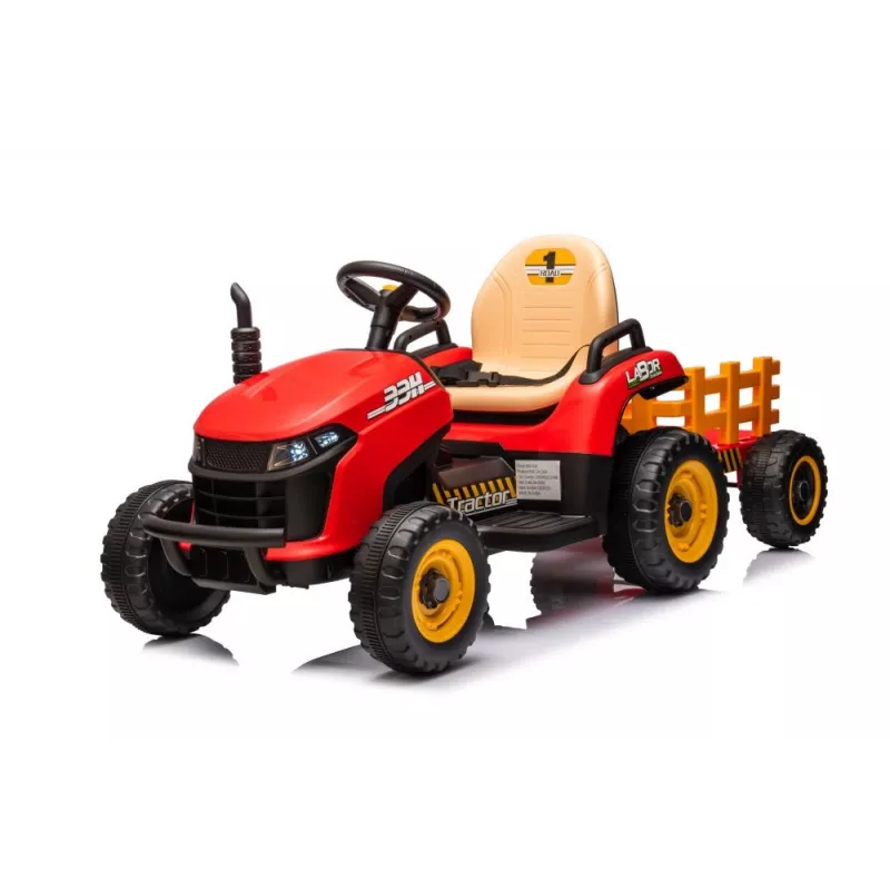 LEAN CARS BBH-030 Punane Patareiga Traktor