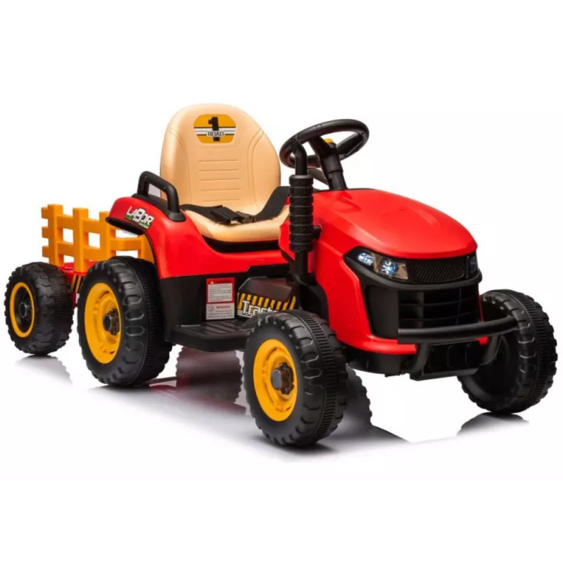 LEAN CARS BBH-030 Punane Patareiga Traktor
