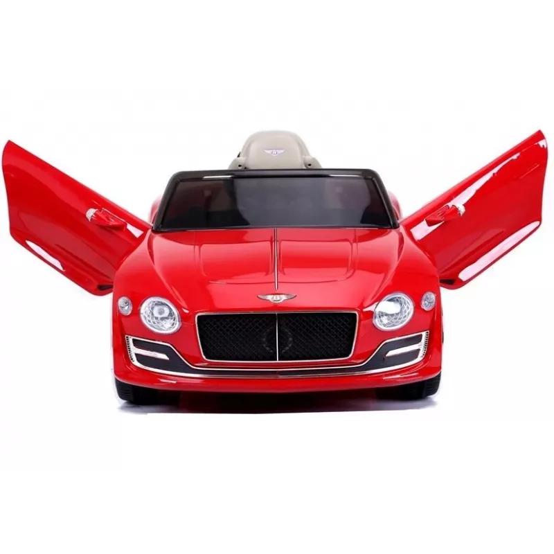 LEAN CARS Bentley Continental GT 12V elektrisõiduauto – punane värvitud